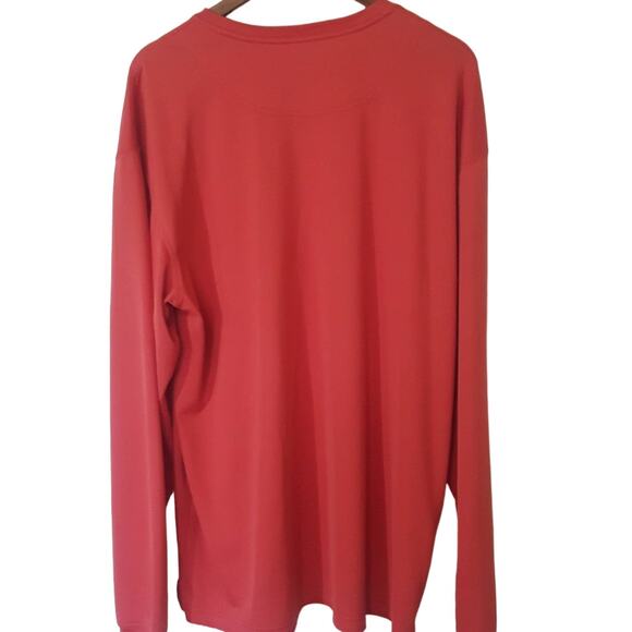 Mens Sz XXL Coral Fishing Reel Legends Logo Long Sleeve Lightweight Tee Shirt - Picture 2 of 8